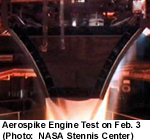 X-33 Aerospike Engine Test