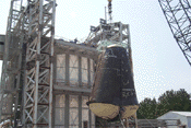 Liquid Hydrogen Tank at Test Stand