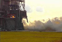 X-33 Aerospike Engine Test at Stennis Space Center in Mississippi